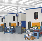 Soundproof cabins for machinery